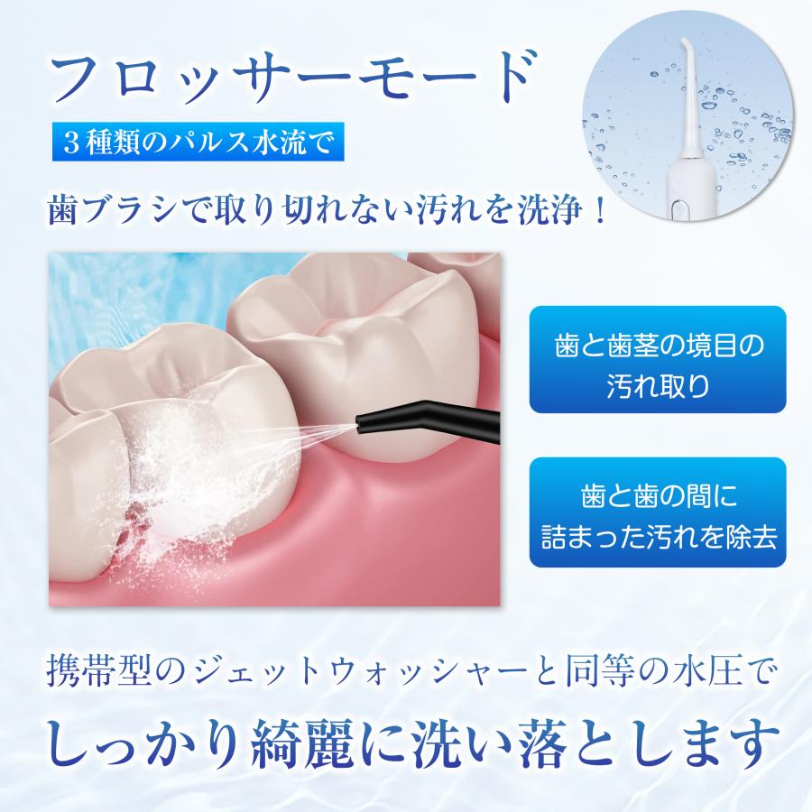 電動歯ブラシ 3in1ジェットウォッシャー 口腔洗浄器 ウォーター