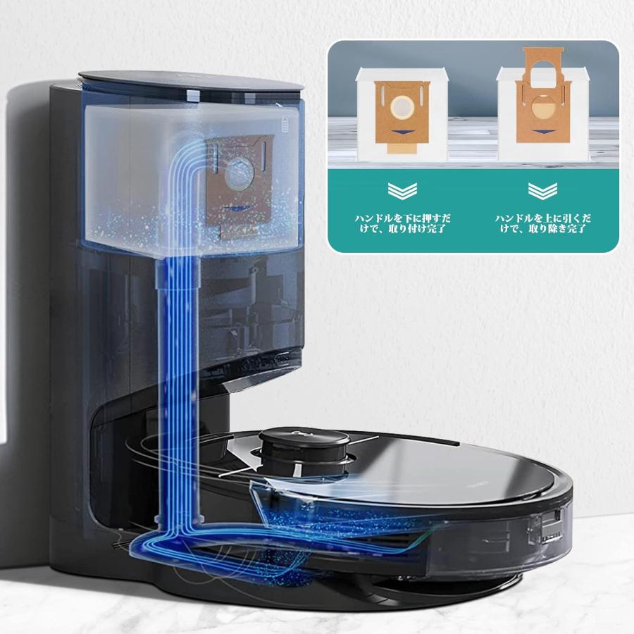 ECOVACS（エコバックス） 紙パック N8+ ダストボックス交換用 DEEBOT