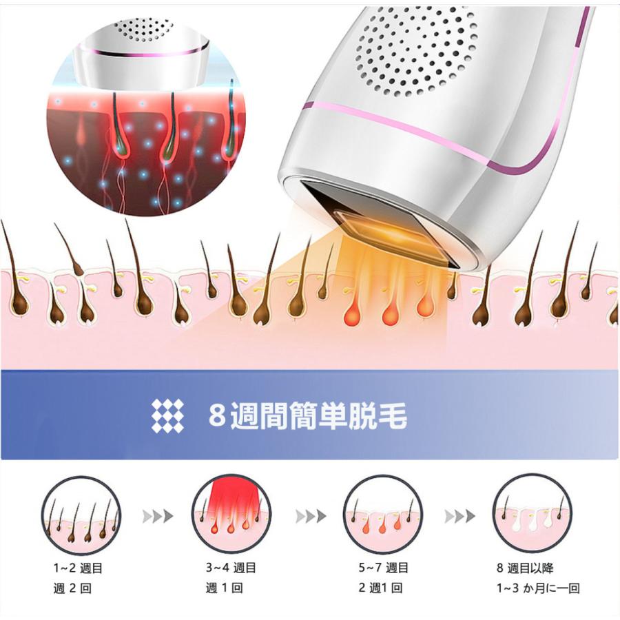 脱毛器（公式店1年保証） IPL光脱毛器 家庭用脱毛器 VIO脱毛 99万発