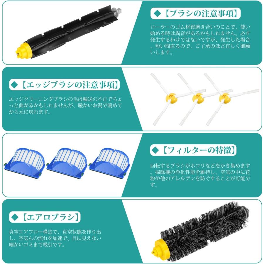 iRobot（アイロボット） ルンバ 600 シリーズ と互換性のある消耗品