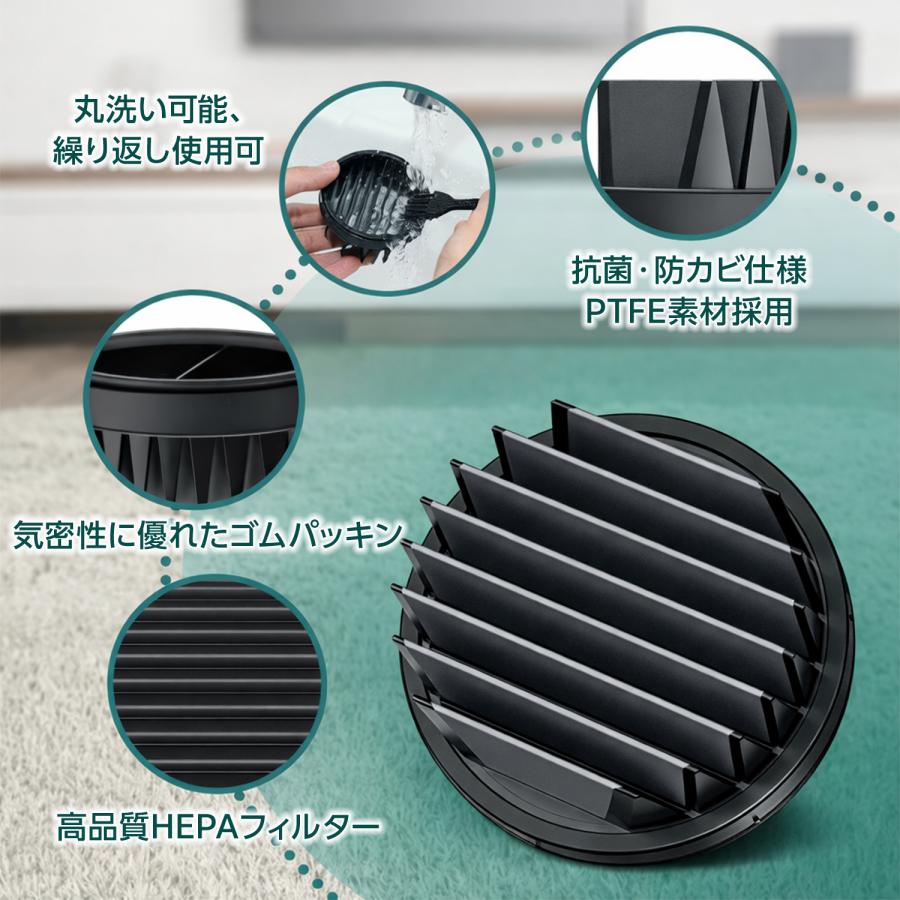 SHARP EC-SR9-B シャープ コードレス掃除機　フィルター2個 EC-FR9 | 掃除機：シャープ