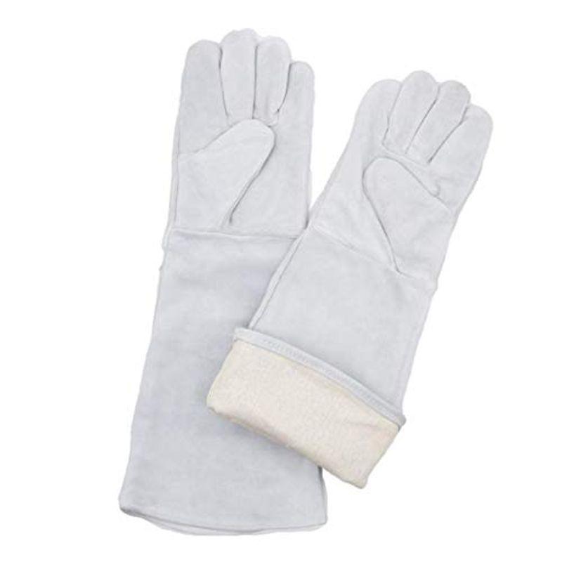 Motomoto ペットグローブ 犬 猫 爬虫類 噛みつき 引っ掻き 防止 厚手 牛革 耐熱グローブ 園芸 キャンプ 肘までカバー 50c しつけ用首輪 Www Ma Maison Algarve Com