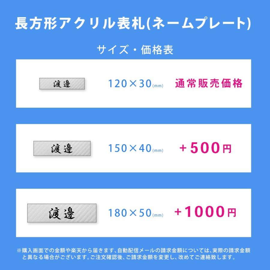 表札 おしゃれ 戸建て シール マグネット アクリル 二世帯 猫 マンション 縦型 ネームプレート 犬 ポスト 長方形  貼る 名前プレート 作品展(acrylic-np01) | IDEA MAKER | 10