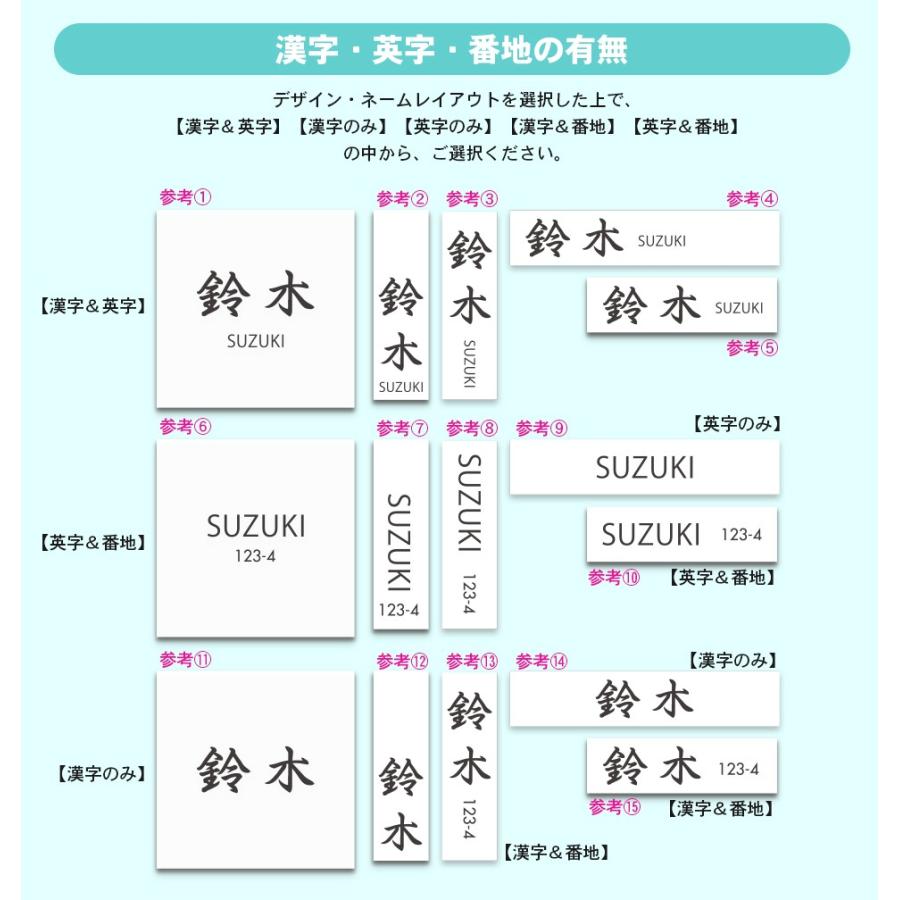 表札 おしゃれ 戸建て シール マグネット アクリル 二世帯 縦型 長方形 正方形 130mm 北欧 丸形 CrystalPlate (acrylic-np05) | IDEA MAKER | 09