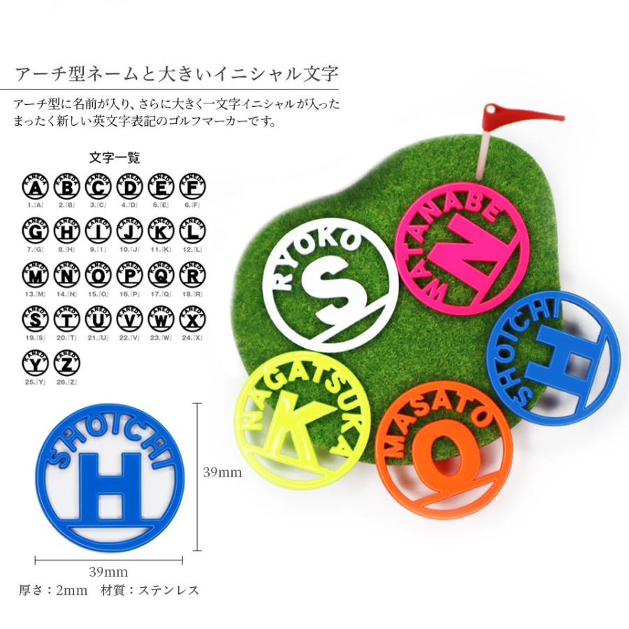 MARCAM ゴルフ マーカー 名入れ マグネット 蛍光 ゴルフマーカー MARCAM ゴルフ マーカー 名入れ マグネット 蛍光 ゴルフマーカー