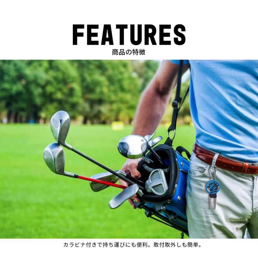 ゴルフ グリーンフォーク【名入れしたMARCAMゴルフマーカーが付けられるグリーンフォーク ステンレス ヘアライン】(greenfork02 ...