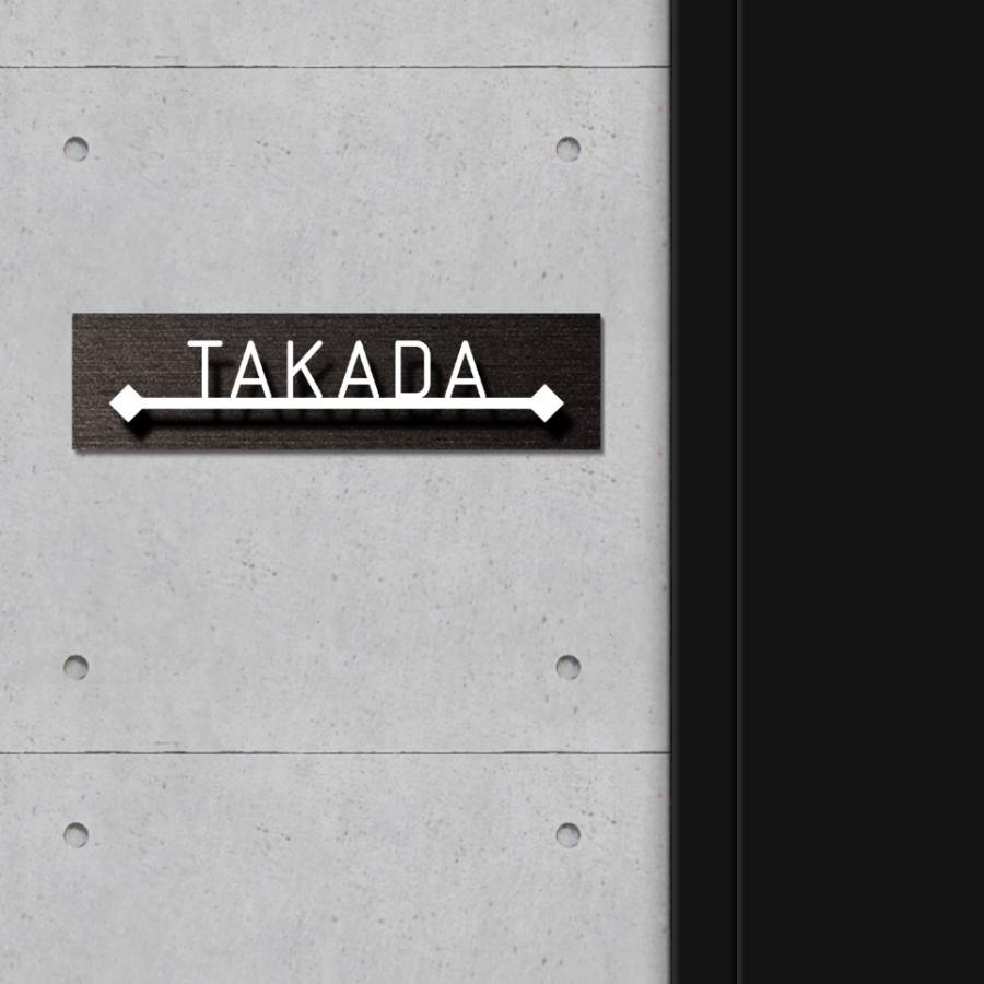 穴を開けずに貼るだけ簡単設置  (オプション品)  (シンプルライン用) ベースプレート のみ (表札本体は別途ご購入下さい)　横幅240〜440ｍｍ対応 iron-base01 | IDEA MAKER | 16