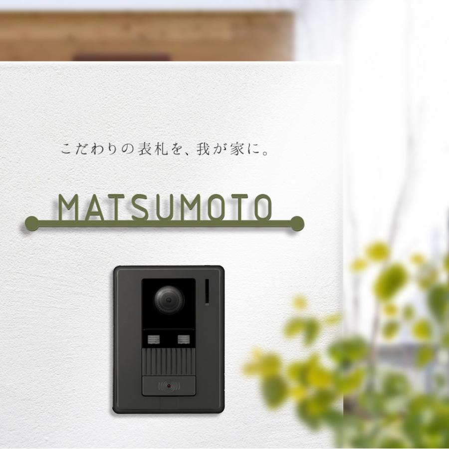 表札 おしゃれ 戸建て ステンレス アイアン 二世帯 切り文字 アイアン風ステンレス表札(マドラー)(iron-np01) | IDEA MAKER | 16