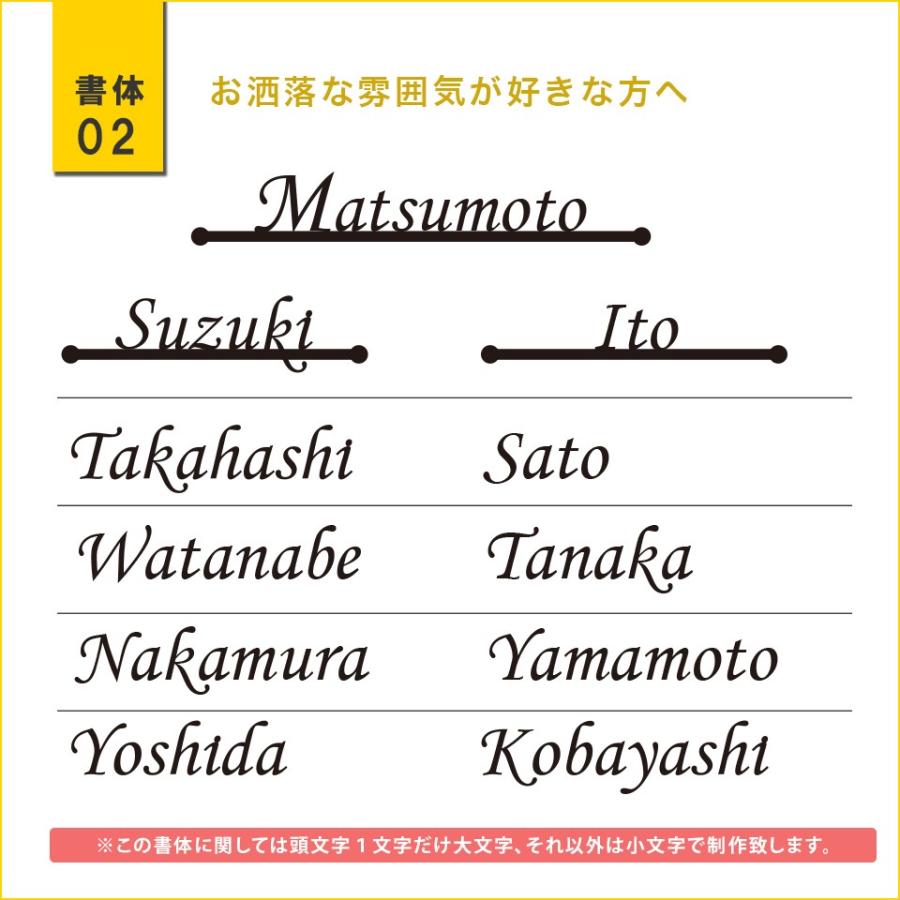 表札 おしゃれ 戸建て ステンレス アイアン 二世帯 切り文字 アイアン風ステンレス表札(マドラー)(iron-np01) | IDEA MAKER | 04