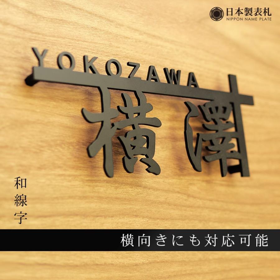 IDEA MAKER 表札 おしゃれ 戸建て ステンレス アイアン 二世帯