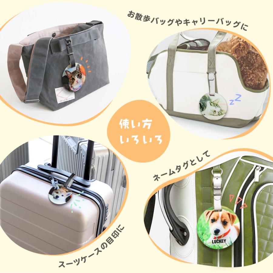 ネームタグ ゴルフ 子供 名入れ ベルト 犬 猫 写真 うちの子 おしゃれ オーダー 名札 プレゼント ペット メモリアル MARCAM(nametag02) | ブランド登録なし | 12