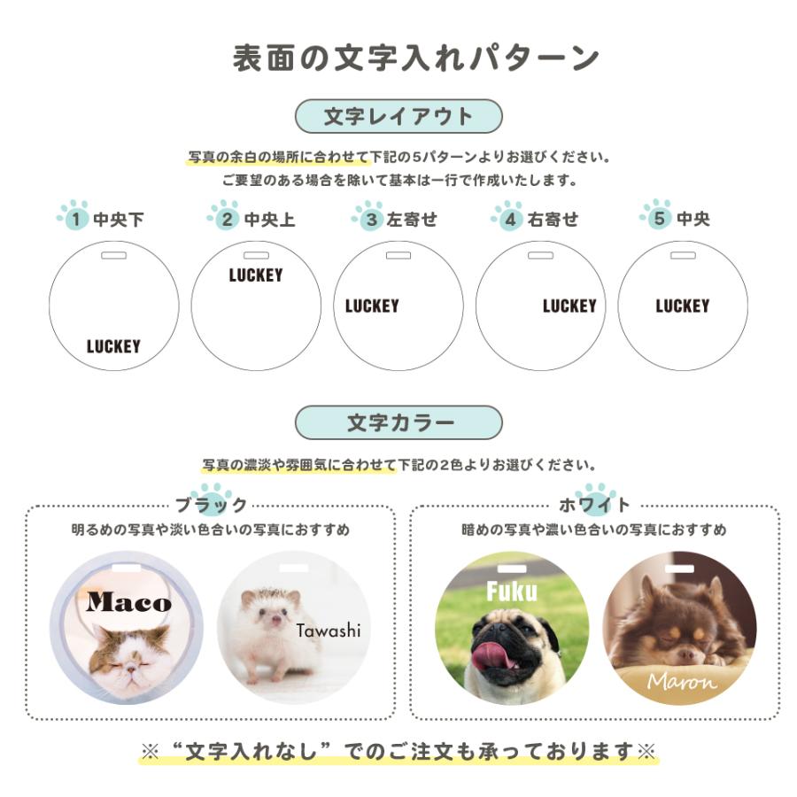 ネームタグ ゴルフ 子供 名入れ ベルト 犬 猫 写真 うちの子 おしゃれ オーダー 名札 プレゼント ペット メモリアル MARCAM(nametag02) | ブランド登録なし | 06