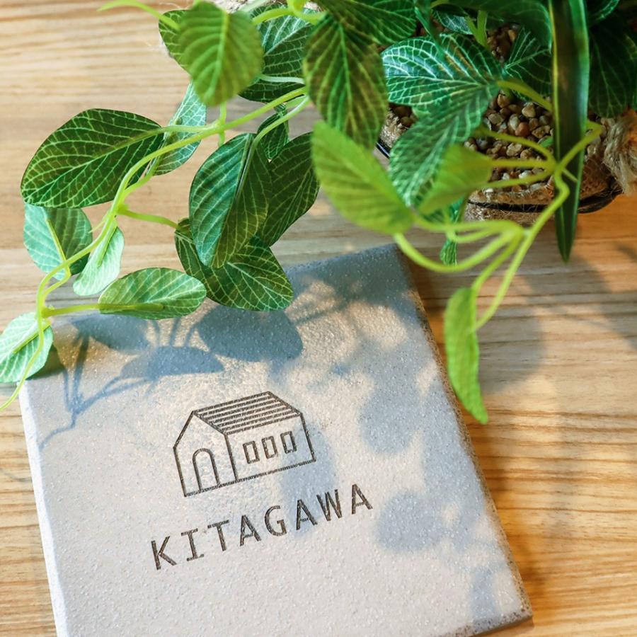 表札 タイル おしゃれ 戸建て 北欧 犬 二世帯 猫 正方形 両面テープ 貼り付け 貼る マンション 屋外(tile-np01) | IDEA MAKER | 07