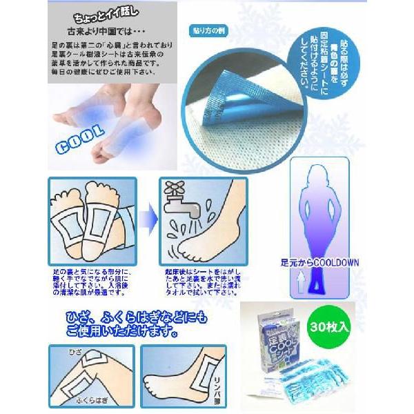 足裏クール樹液シート☆30枚入り☆樹液シートでお目覚めスッキリ