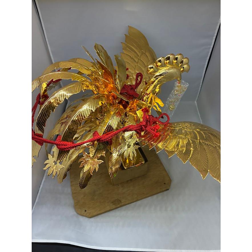 金属製鳳凰（大人神輿用）神輿用大鳥 総手作り お神輿の装飾に