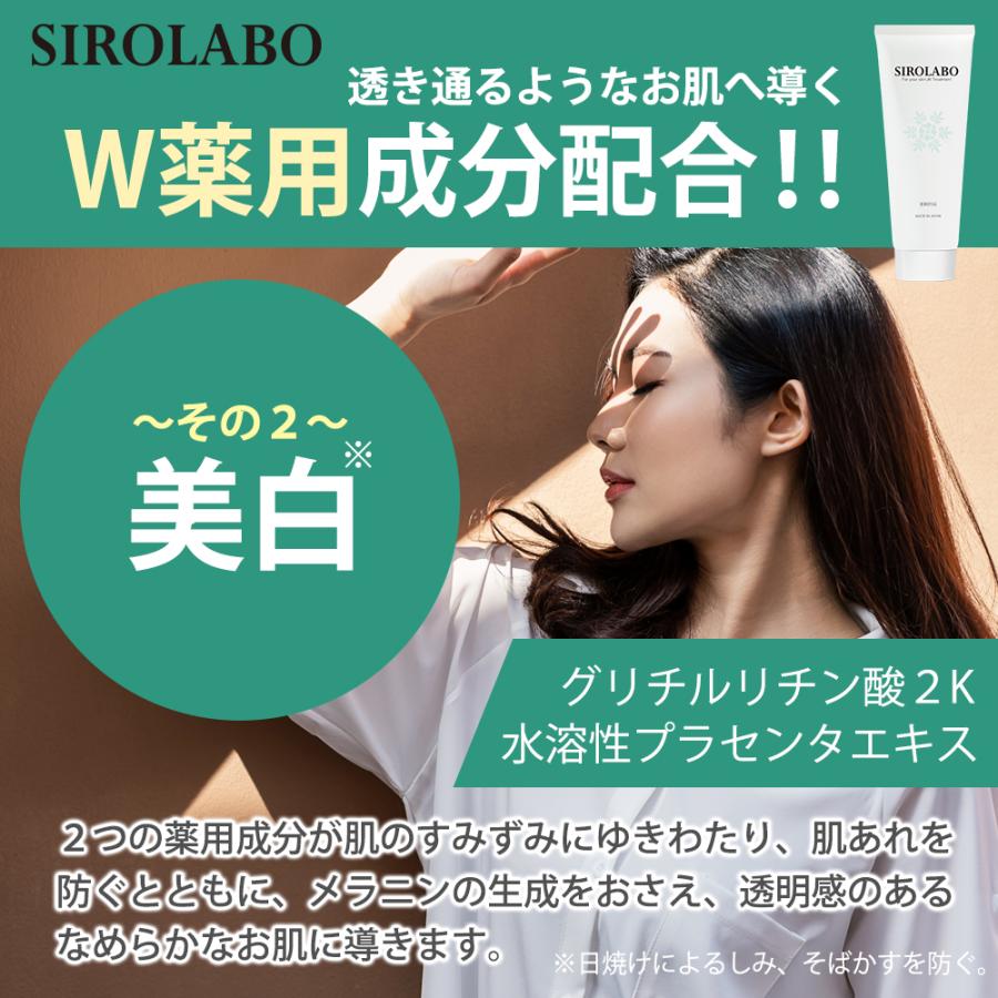 2本セット SIROLABO シロラボ 薬用トリートメントクレイパック 200g×2本 効能評価試験済み シワを目立たなくする 毛穴 角質 黒ずみ 医薬部外品｜ideastore｜06