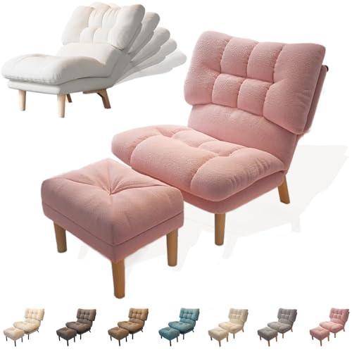 1人掛けソファー 一人用ソファー ハイバック リクライニング(5段階) ソファベッド カウチ 高座椅子 ルームチェア リクライニングチェア オットマン付き 木脚/鉄 |  | 04