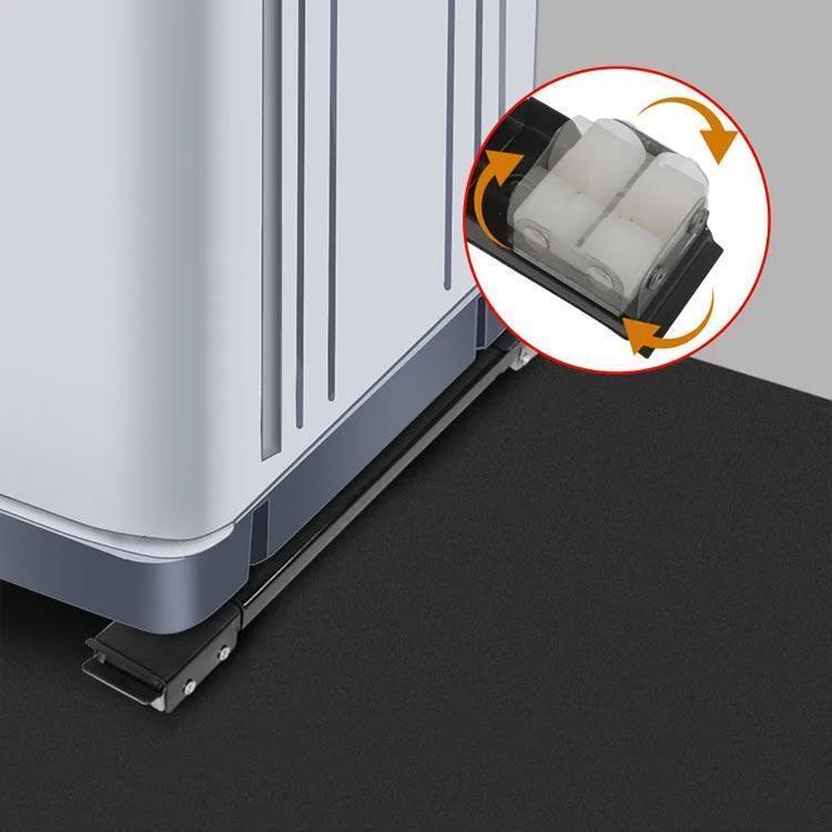 冷蔵庫 置き台 洗濯機 台 360度回転 キャスター 移動 洗濯機スライド台 伸縮式 かさ上げ台 2個セット 調節可能 長さ調節 耐 |  | 01