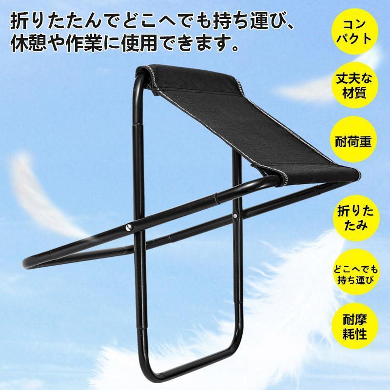2点300円off 折りたたみ椅子 折りたたみ イス チェア 折りたたみチェア 両用 収納 椅子 コンパクト 持ち運び キャンプ スツール 軽量 玄関 高齢者 | ブランド登録なし | 02