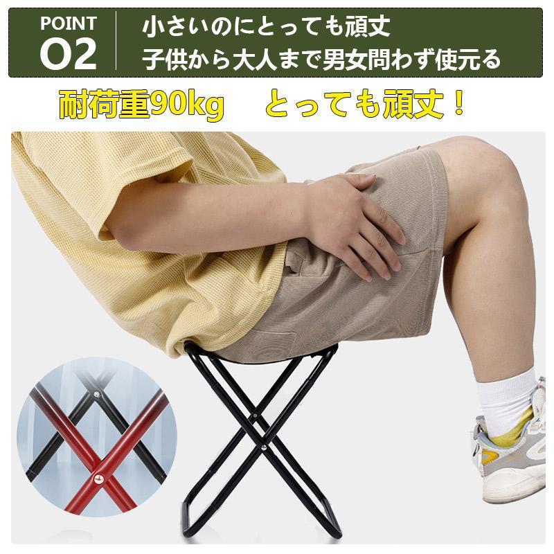 2点300円off 折りたたみ椅子 折りたたみ イス チェア 折りたたみチェア 両用 収納 椅子 コンパクト 持ち運び キャンプ スツール 軽量 玄関 高齢者 | ブランド登録なし | 05