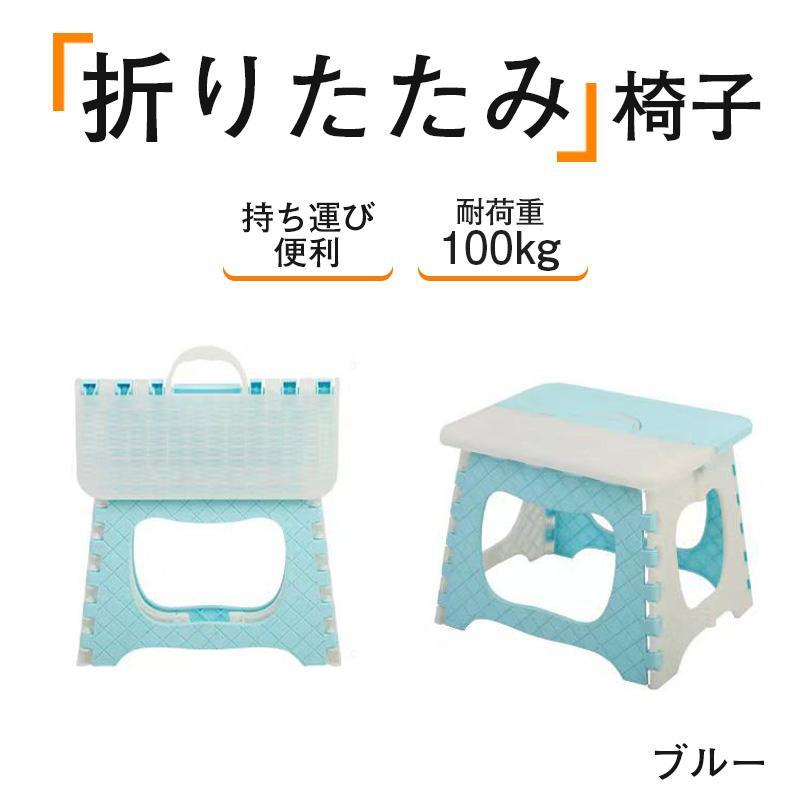 ＼2点で200円オフ／折りたたみ椅子 アウトドア チェア 手提げ袋 両用 収納 イス コンパクト 持ち運び キャンプ 釣り BBQ スツール 携帯式 小型 軽量 玄関 防災 | ブランド登録なし | 03