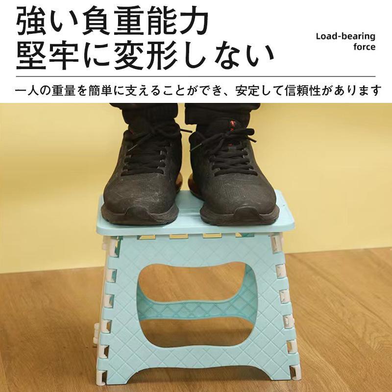 ＼2点で200円オフ／折りたたみ椅子 アウトドア チェア 手提げ袋 両用 収納 イス コンパクト 持ち運び キャンプ 釣り BBQ スツール 携帯式 小型 軽量 玄関 防災 | ブランド登録なし | 06