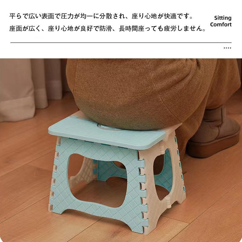 ＼2点で200円オフ／折りたたみ椅子 アウトドア チェア 手提げ袋 両用 収納 イス コンパクト 持ち運び キャンプ 釣り BBQ スツール 携帯式 小型 軽量 玄関 防災 | ブランド登録なし | 07