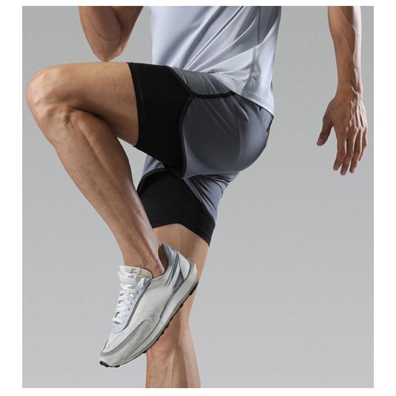 2枚組 メンズ ショートパンツ 半ズボン ハーフパンツ 春 トレーニングウェア ジムウェア ランニングパンツ ランパン ショーパン 通気 防臭 インナ | ブランド登録なし | 11