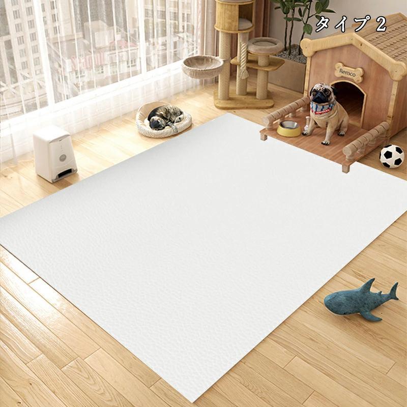 ペットマット 防水 撥水 防滑 滑らない 滑り止め カーペット ラグ ラグマット プレイマット ペット 猫 犬 マット ケージの下に敷く ペットシーツ 洗える 拭ける | ブランド登録なし | 02