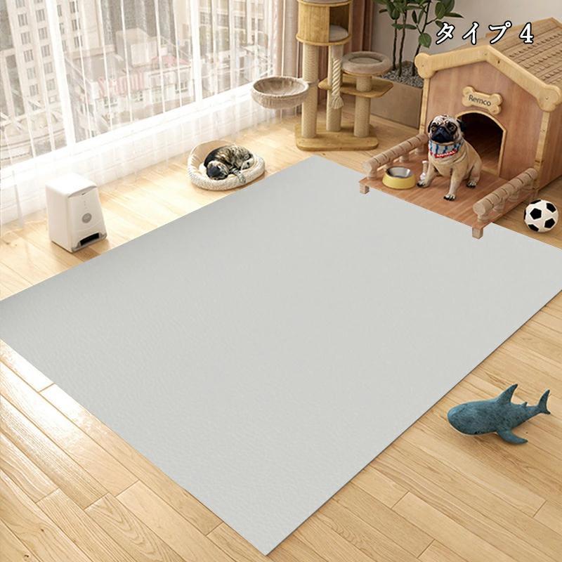 ペットマット 防水 撥水 防滑 滑らない 滑り止め カーペット ラグ ラグマット プレイマット ペット 猫 犬 マット ケージの下に敷く ペットシーツ 洗える 拭ける | ブランド登録なし | 04