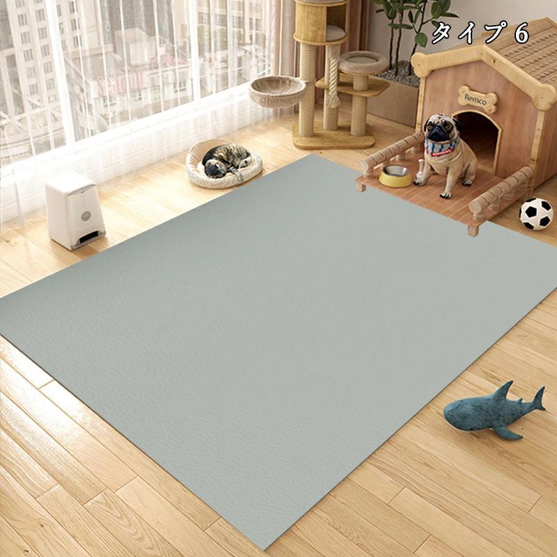 ペットマット 防水 撥水 防滑 滑らない 滑り止め カーペット ラグ ラグマット プレイマット ペット 猫 犬 マット ケージの下に敷く ペットシーツ 洗える 拭ける | ブランド登録なし | 06