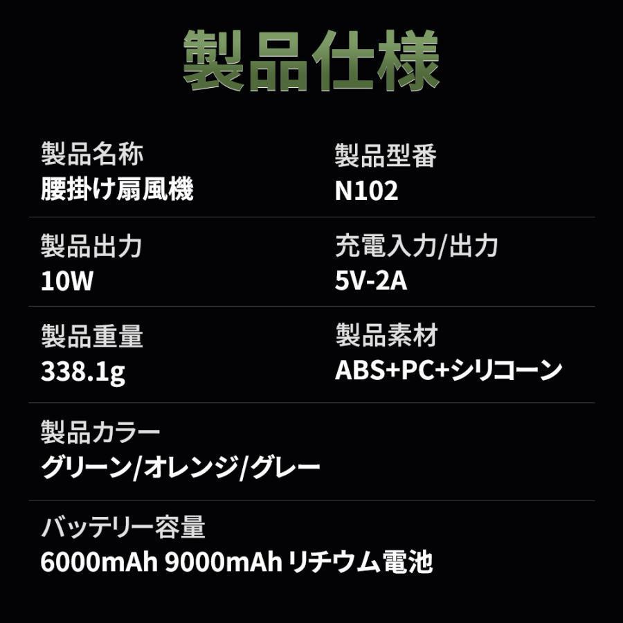 腰掛け扇風機 扇風機 ハンズフリーファン 小型 軽量 静音 腰掛 ベルトファン 100段階風量調節 携帯扇風機 高温対策 熱中症対策 屋外作業 工事現場 2025年新登場 |  | 17