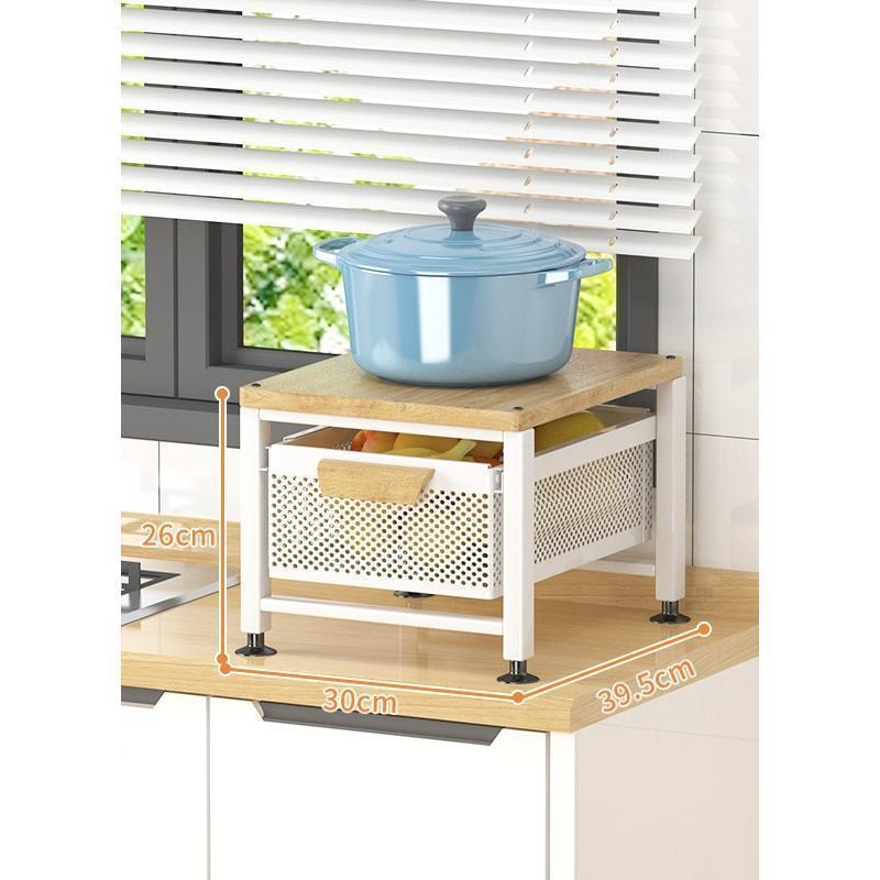 キッチンワゴン キャスター付 キッチン収納棚 キッチンストッカー 食材ストッカー バスケットラック ラック マルチワゴン サイ 天板付き | ブランド登録なし | 07