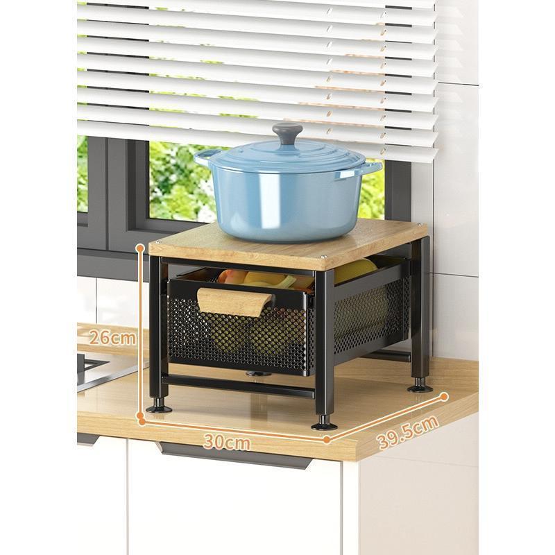 キッチンワゴン キャスター付 キッチン収納棚 キッチンストッカー 食材ストッカー バスケットラック ラック マルチワゴン サイ 天板付き | ブランド登録なし | 08