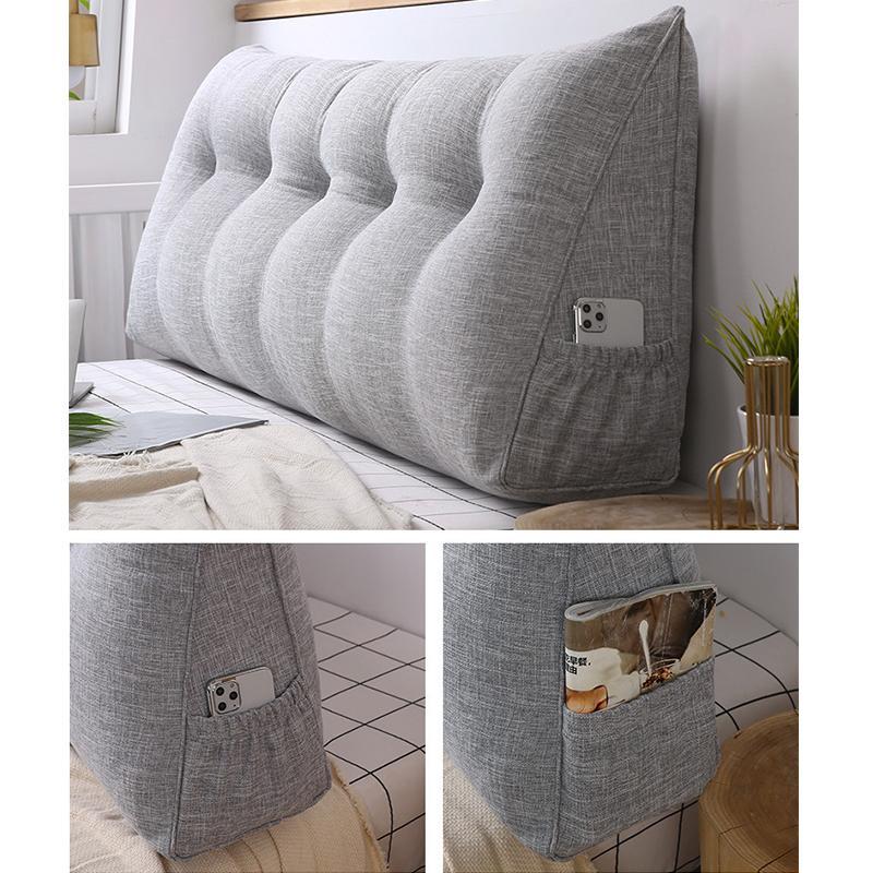 背もたれ クッション 大きい おしゃれ ウェッジ枕 ベッド 三角クッション 読書枕 腰椎パッド ソファクッション 腰枕 長方形 リビング 足枕 ふわふわ 人気商品 |  | 16