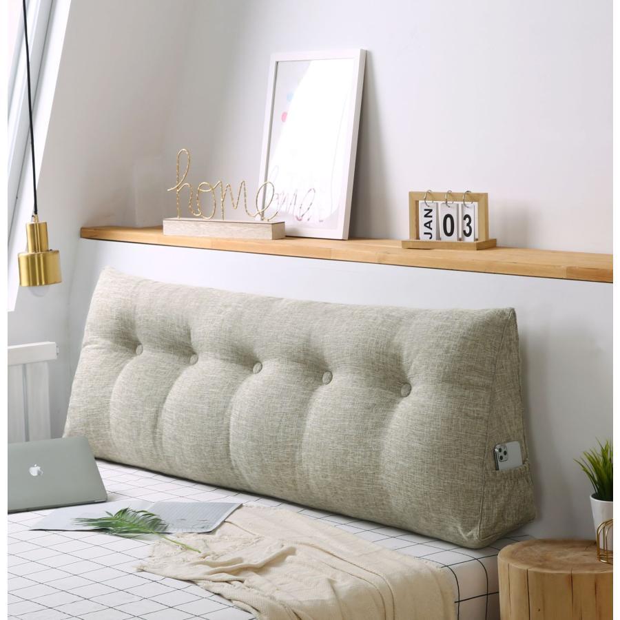 背もたれ クッション 大きい おしゃれ ウェッジ枕 ベッド 三角クッション 読書枕 腰椎パッド ソファクッション 腰枕 長方形 リビング 足枕 ふわふわ 人気商品 |  | 07