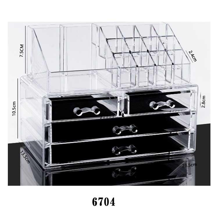 メイクボックス 透明 アクリル 大容量 引き出し コスメ収納ボックス クリア コスメボックス 化粧品 卓上 収納 ボックス メイク ケース スタンド | ブランド登録なし | 09