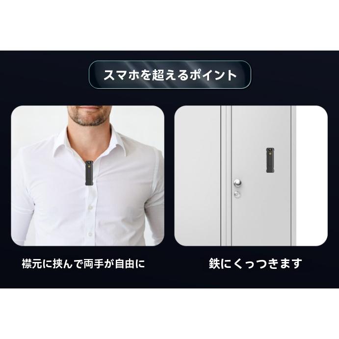 アクションカメラ バイク ドラレコ 小型 ミニ クリップ付き スポーツカメラ 用 自転車 赤外線夜視 手ぶれ補正 | ブランド登録なし | 10