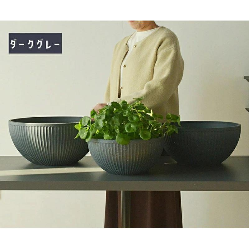 睡蓮鉢 スイレン鉢 メダカ 鉢 金魚鉢 軽量 植木鉢 大型 30 35 40cm
