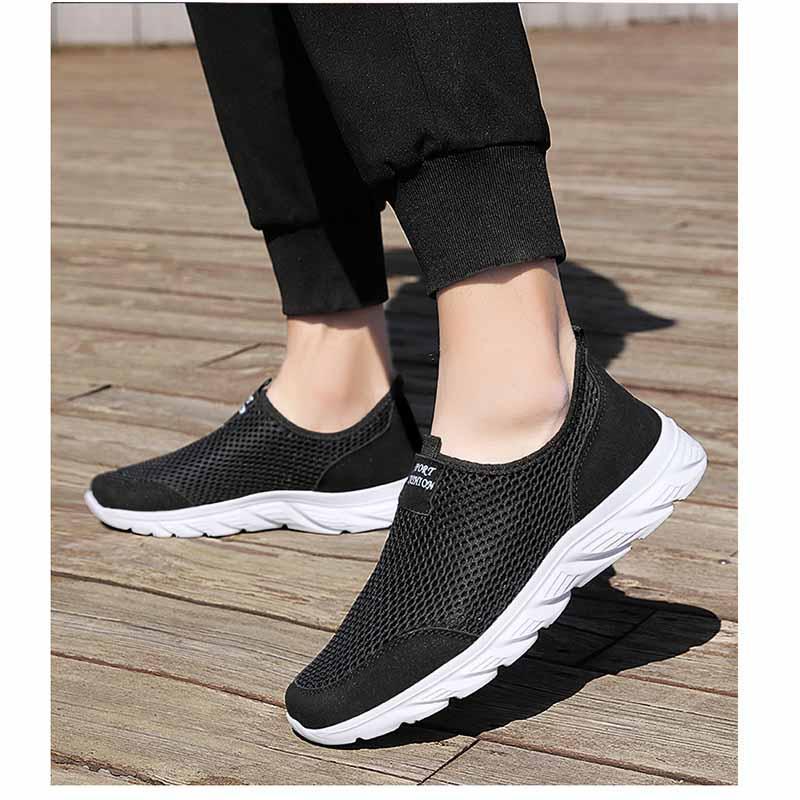 ハンズフリー 靴 メンズ 立ったまま履ける靴 手を使わずに履ける靴 たったまま履けるスニーカー すけつちやーず 紐なしスニーカー メッシュ 靴 上履き 大人 | ブランド登録なし | 13