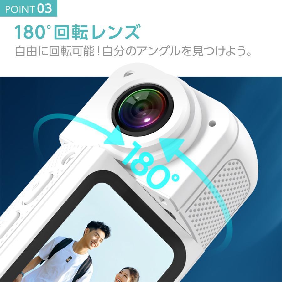 アクションカメラ 小型 wifi リアルタイム ウェアラブルカメラ ビデオ