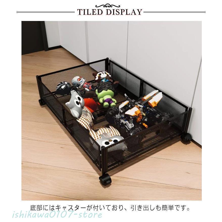 ベッド下 収納ケース キャスター 引き出し ベッド下収納 キャスター付き 折りたたみ 便利 耐久性 炭素鋼 ベッド下 ソファー下 すき間 隙間 すき間 | ブランド登録なし | 07