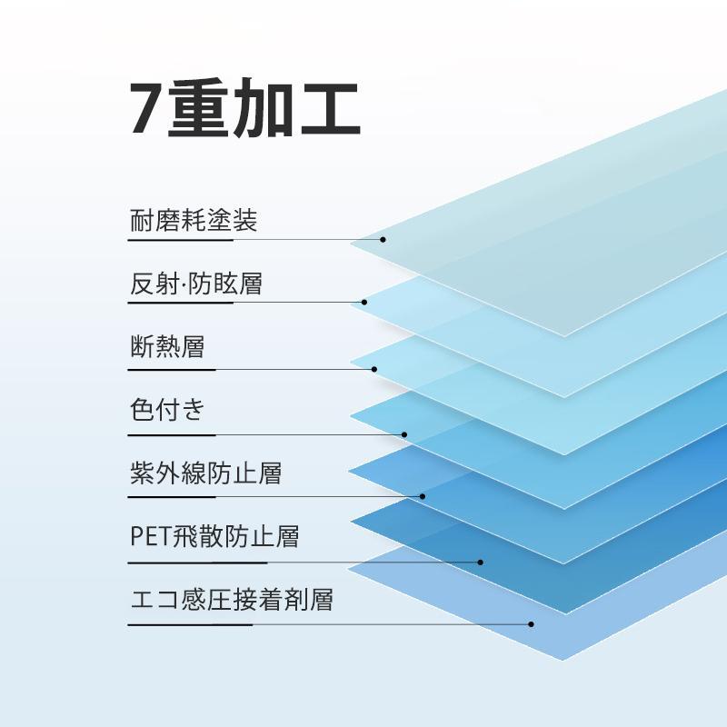 窓ガラス フィルム 目隠し 遮光シート 断熱 保温 90*400cm 飛散防止 はがせる 外から見えない マジックミラー uvカット 節電 防犯 防寒 省エネ | ブランド登録なし | 04