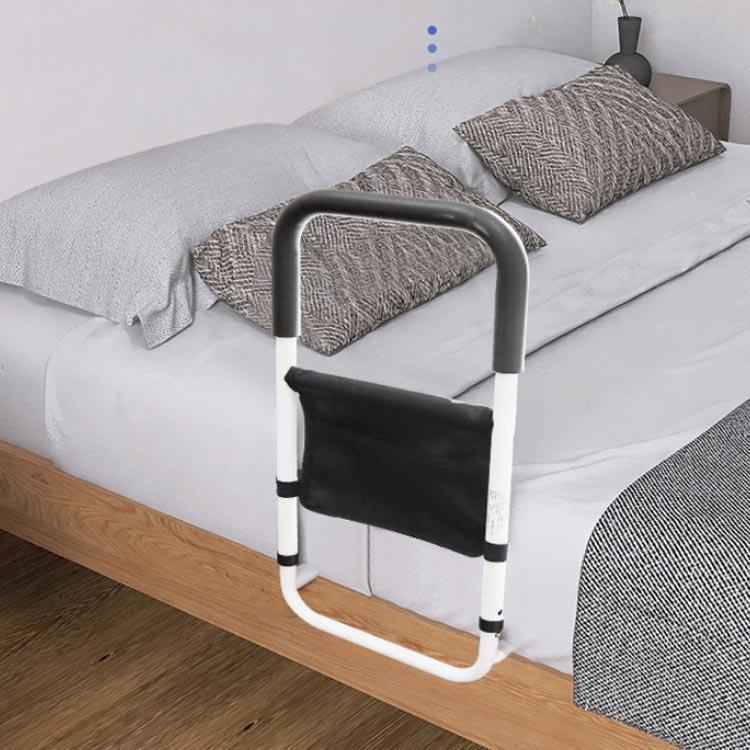 ベッドガード 介護用 寝室 高齢者 ベッド柵 補助ガード ベッドサイドガード 起き上がり手すり 落下防止 転落防止 収納ポケット付き 布団ずれ防止 家 | ブランド登録なし | 02
