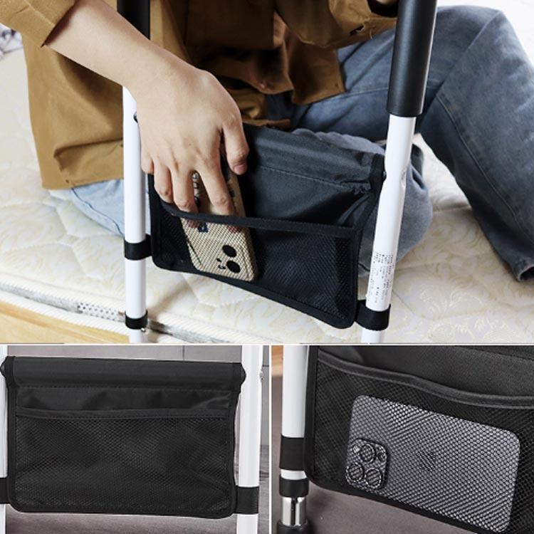 ベッドガード 介護用 寝室 高齢者 ベッド柵 補助ガード ベッドサイドガード 起き上がり手すり 落下防止 転落防止 収納ポケット付き 布団ずれ防止 家 | ブランド登録なし | 04