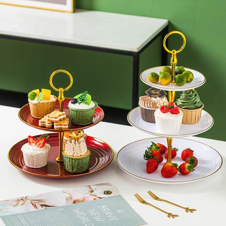 ケーキスタンド 3段 食器 アフタヌーンティースタンド アフタヌーン
