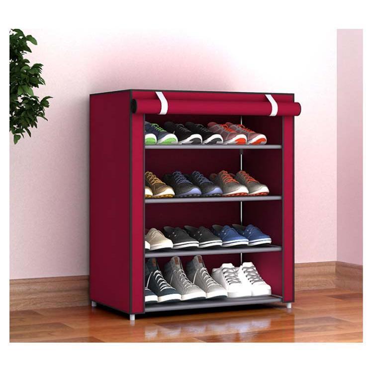 下駄箱 スリム シューズ ラック コンパクト コンパクトシューズラック 防塵 カバー付き 大容量 省スペース 玄関収納 シューズ棚 狭い玄関 無地 ブ |  | 07