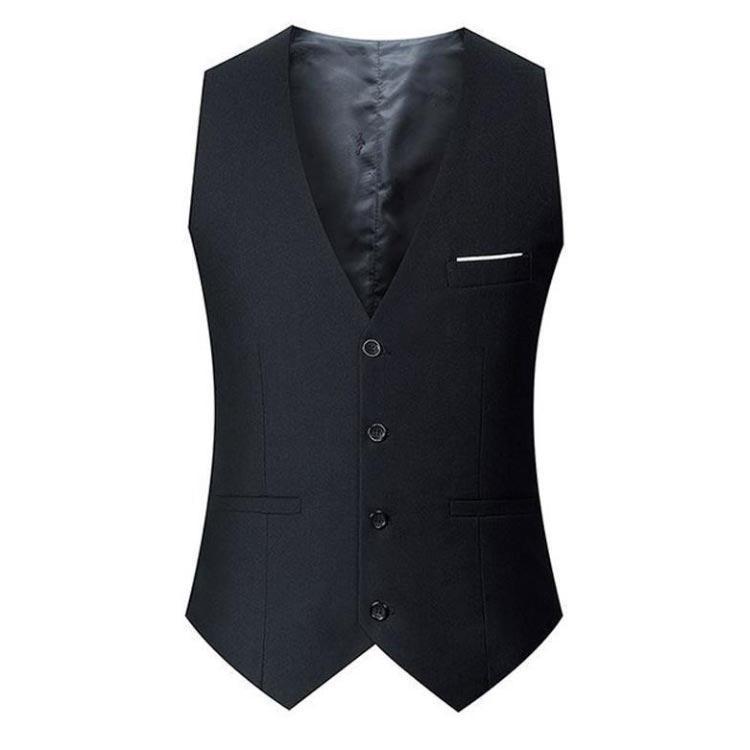 フォーマル 通勤 スーツベスト ベスト トップス 無地 メンズ パーティー スーツ ビジネス 結婚式 出張 カジュアル ベスト チョッキ ノースリーブ | ブランド登録なし | 01