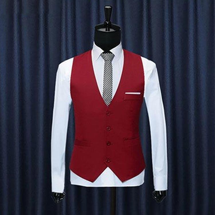 フォーマル 通勤 スーツベスト ベスト トップス 無地 メンズ パーティー スーツ ビジネス 結婚式 出張 カジュアル ベスト チョッキ ノースリーブ | ブランド登録なし | 04