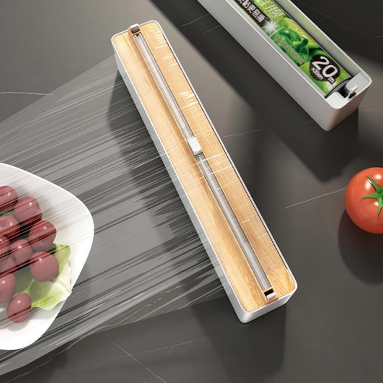 ラップカッター ラップホルダー ラップカット ラップケース クッキングシート キッチン 冷蔵庫 双方向切断 アルミホイルケース マグネット キッチン箔 | ブランド登録なし | 04